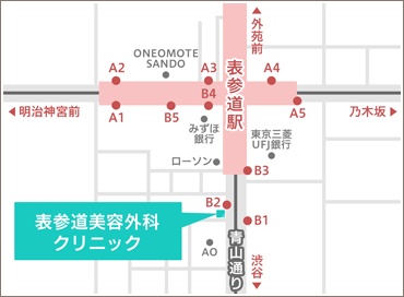 クリニックの地図
