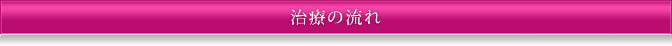 治療の流れ